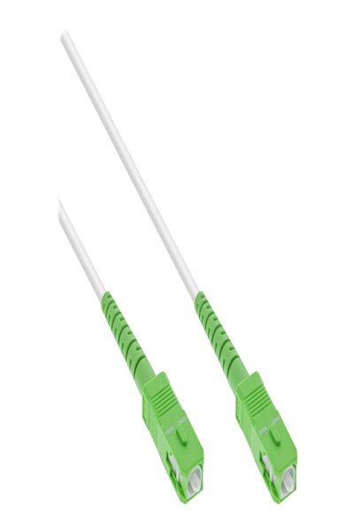 Câble fibre optique simplex en ligne - FTTH - SC/APC8° vers SC/APC8° 9/125 µm OS2 50 m