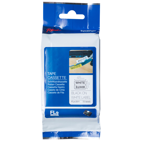Brother White - 72 etikett(er) etiketter - FLE2511