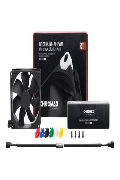 Noctua chromax NF-A9 PWM.black.swap - NF-A9 PWM CH.BK.S