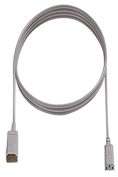 Bachmann förlängningskabel för kalla apparater C13 till C16 H05VV-F2 1,00 mm² grå 0,75 m - 356901