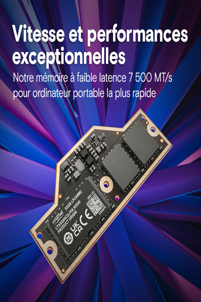 CRUCIAL CT64G75C2LP5X 64 GB LPDDR5X LPCAMM2 - CT64G75C2LP5X