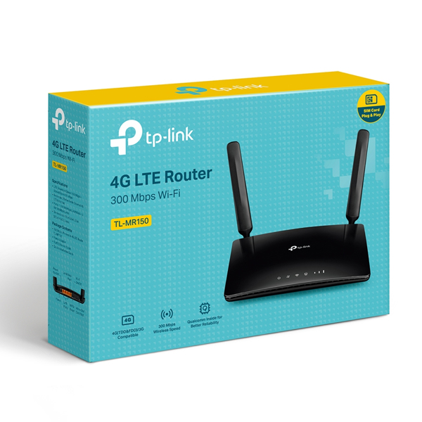 TP-LINK TL-MR150 - Wireless router - 4-port switch - TL-MR150