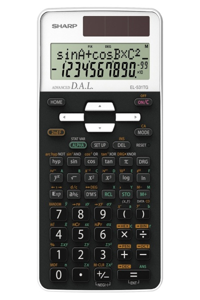 Sharp EL-531TG Scientific Calculator Black White