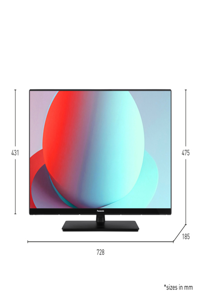 Panasonic TS-32N30AEZ, 81.3 cm (32"), 1366 x 768 pixels, HD, LED, DVB-C, DVB-S2, DVB-T, DVB-T2, Black - TS-32N30AEZ