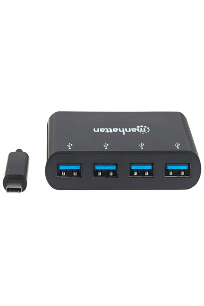 Station d'accueil Manhattan USB-C 4 ports USB-A 5 Gbit/s