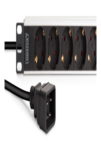 DIGITUS 1U Alu PDU rackmount 8x Safety outlet
