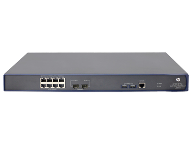 HPE 830 8-port PoE+ Unified Wired-WLAN - Managed - L3Switch - JG641A