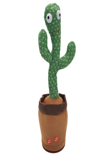 Jouet cactus chantant et dansant à LED USB Extralink