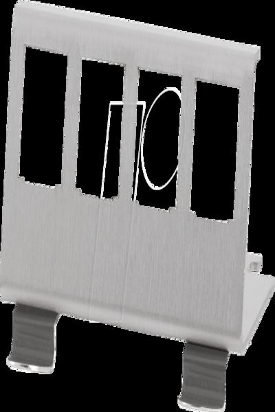 LogiLink MP0074 DIN Rail Holder 4 Keystone Stainless - MP0074