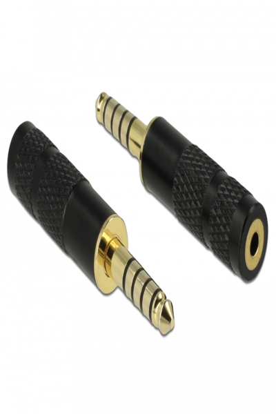 Delock Audio adaptor - balanced stereo 4.4 mm male to 4-pole micro jack female - 65897