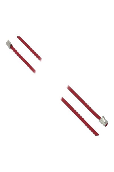 Serre-câbles Delock - 50 cm - rouge (lot de 10)