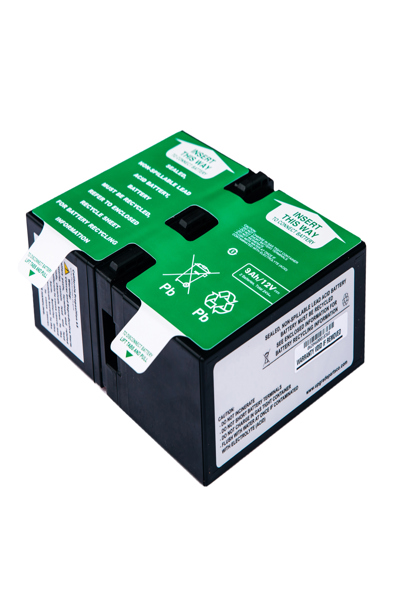 Origin Storage Replacement UPS Battery Cartridge APCRBC124 For BR1500GI - Sealed Lead Acid (VRLA) - 24 V - 1 pc(s) - Green - Red - 5 year(s) - RoHS - BR1500GI-BAT