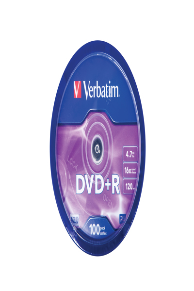 Verbatim 100x DVD+R - 4,7 GB 16x - 43551