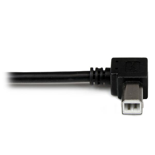 Câble USB 2.0 A vers angle gauche B StarTech de 2 m - USBAB2ML
