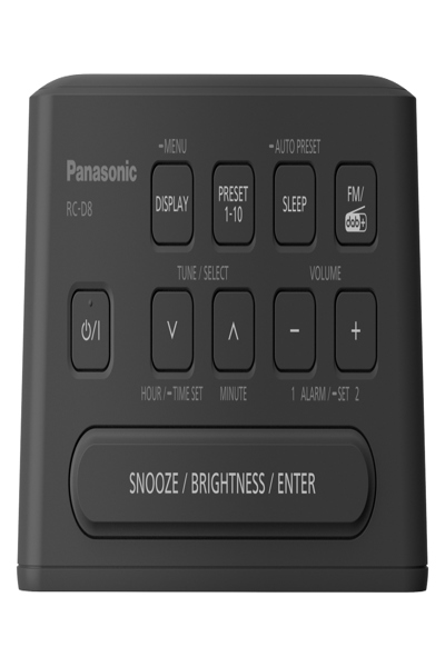 Panasonic RC-D8 Clock Radio - RC-D8EG-K