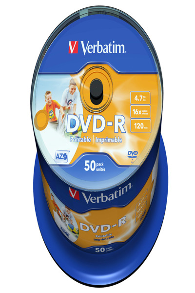 Verbatim 50x DVD-R - 4,7 GB 16x - 43533