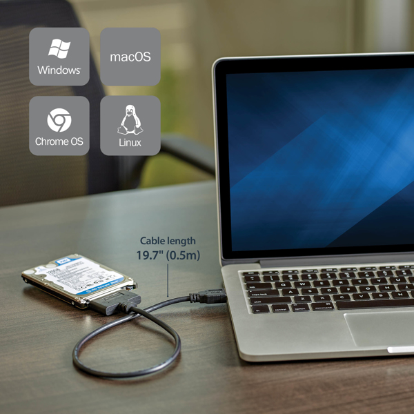 StarTech USB 3.1 SATA Adapter - USB312SAT3CB