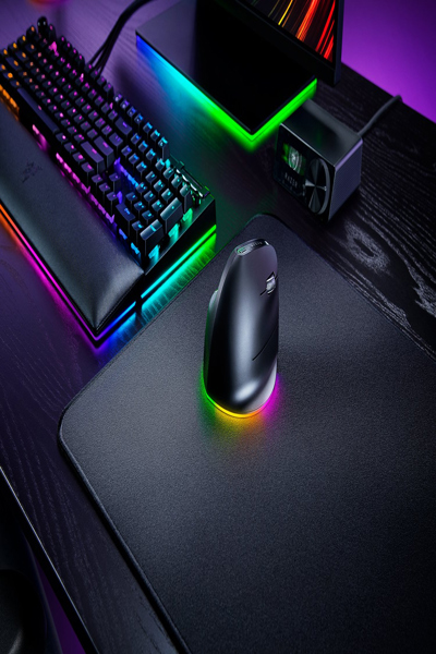 Razer Pro Click V2 Vertical Edition Schwarz - Vertikale ergonomische kabellose Maus fÃƒÂ¼r - RZ01-05250100-R3G1