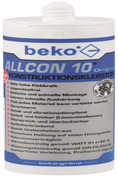BEKO 260100150 - Colle de construction Allcon 10 150ml