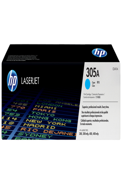 HP CE410X+CE411A+CE412A+CE413A: Black/Color Toner Cartridge 4-Pack (2600-4000 Pages)