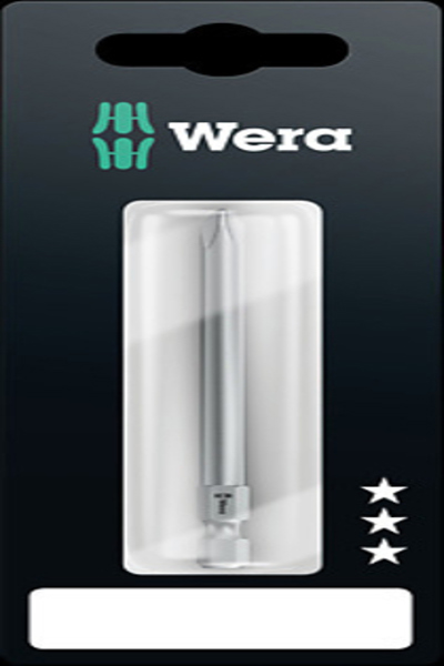 Wera 851/4 Z SB, 1 pièce(s), Phillips, PH 1, DIN ISO 1173-F 6,3, 152 mm, 25,4 / 4 mm (1 / 4")