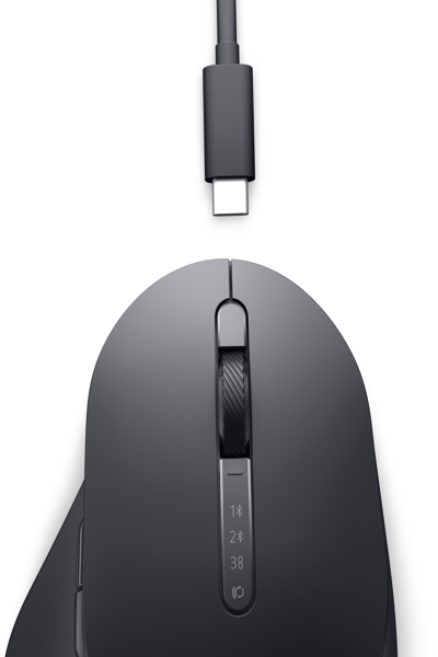 Dell Premier Rechargeable Mouse - MS900 - Right-hand - RF Wireless + Bluetooth - 8000 DPI - Graphite - MS900-GR-EMEA