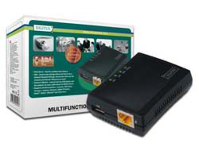 DIGITUS USB2.0 Network Print Server - DN-13020