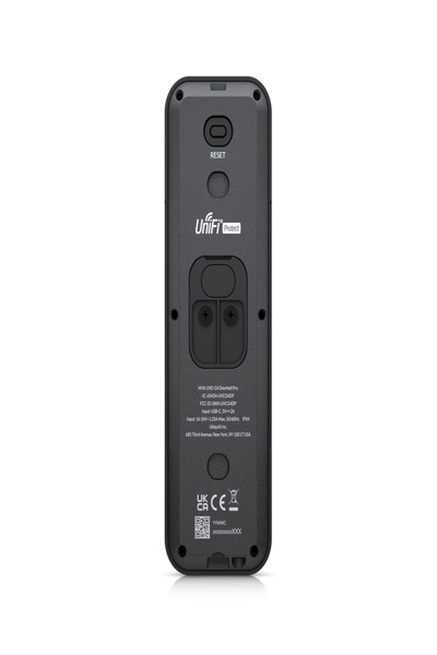 Ubiquiti Networks G4 Doorbell Pro, Black, IPX4, Aluminium, Polycarbonate (PC), IR, Wall, 2-way - UVC-G4 DOORBELL PRO-EU