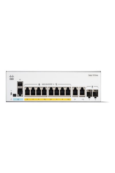 Cisco Catalyst 1300-8P-E-2G Switch - C1300-8P-E-2G-RF