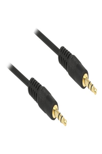 Delock Audio cable - mini-phone stereo 3.5 mm male to mini-phone stereo 3.5 mm male - 83744