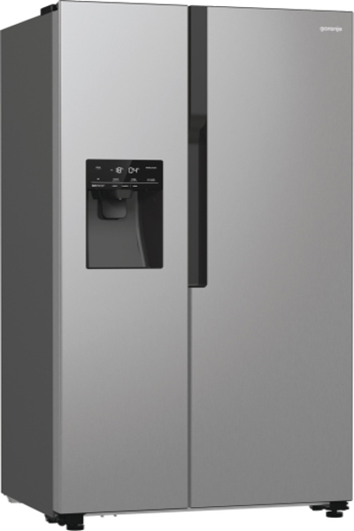 Gorenje NRR9185ESXL, Freestanding, American door, Stainless steel, LED, Glass, 566 L - 744108