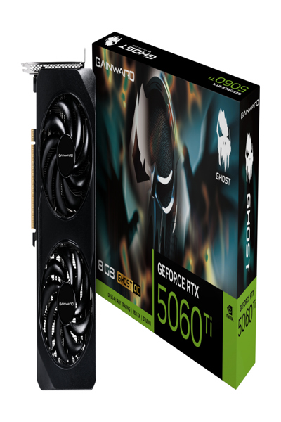GAINWARD GEFORCE RTX 5060 TI GHOST OC GRAPHICS CARD - NE7506TT19P1-GB2062B