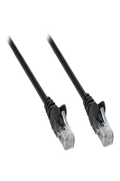 Intellinet nätverkspatchkabel, Cat5e, 0,25m, svart - 347440