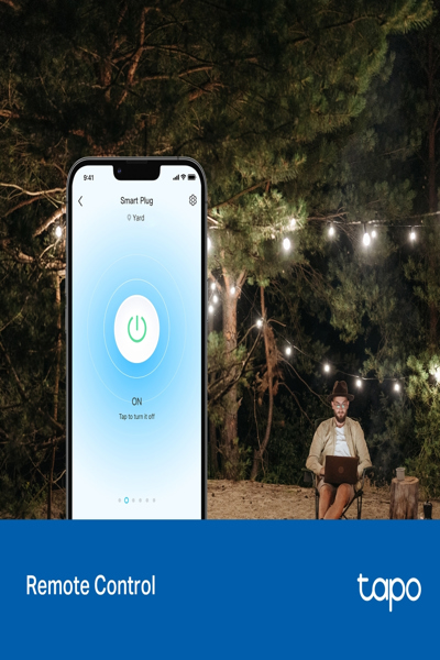 TP-LINK TAPO P410M Smart WiFi Outdoor Plug - TAPO P410M