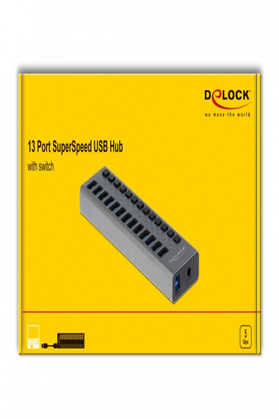 Hub Delock - 13 ports USB 3.0 SuperSpeed