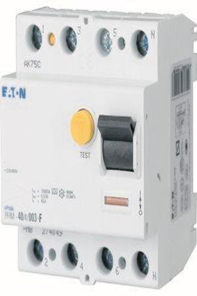 Interrupteur FI EATON 187360 PFIM-40/4/03-G/F 40 A 4 pôles 300 mA Type G/F