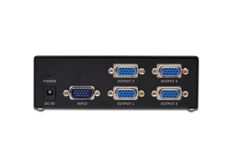 DIGITUS 4-portars VGA Splitter 500MHz - DS-42110