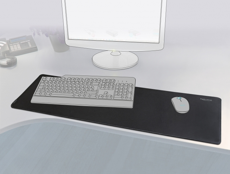 Delock 12557 - Gaming mouse pad, 915 x 280 mm - 12557