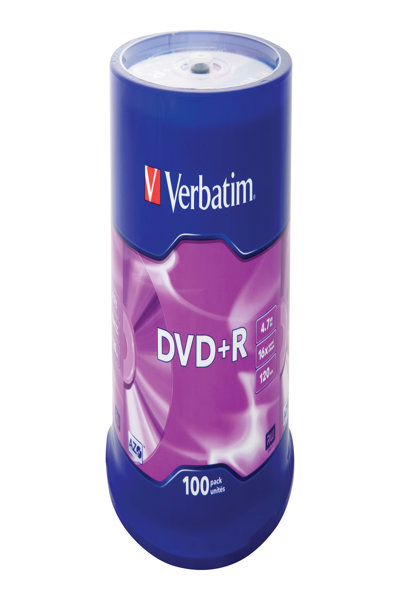 Verbatim 100x DVD+R - 4,7 GB 16x - 43551