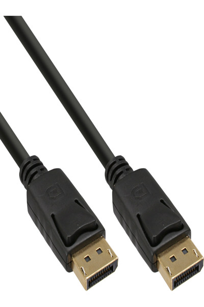 Câble DisplayPort InLine noir plaqué or, 5 m, 14 unités