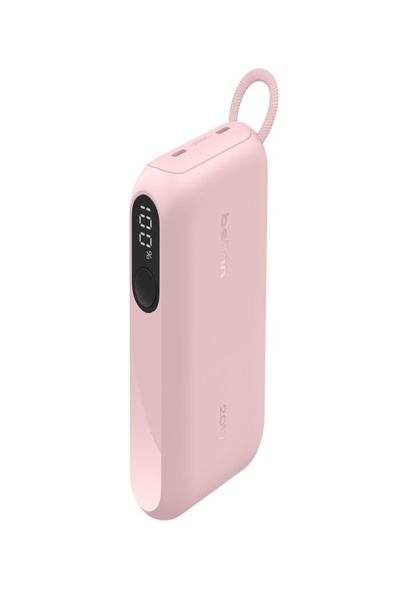 Belkin BoostCharge - Power Bank - with Display - 10000 mAh - 20 Watt - PD - 2 - BPB027HQPK