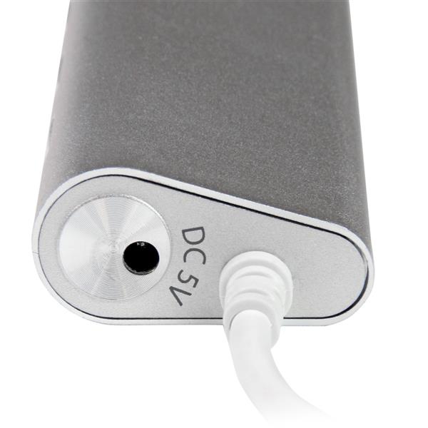 StarTech 7 Port Compact USB3.0 Hub with Built-in Cable -Aluminum USB Hub - USB Switch for Sharing Peripherals - 7 x SuperSpeed ​​USB3.0 - Desktop (ST73007UA) - ST73007UA