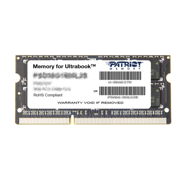 PATRIOT Laptop DDR3 RAM 8GB 1600MHz - PSD38G1600L2S
