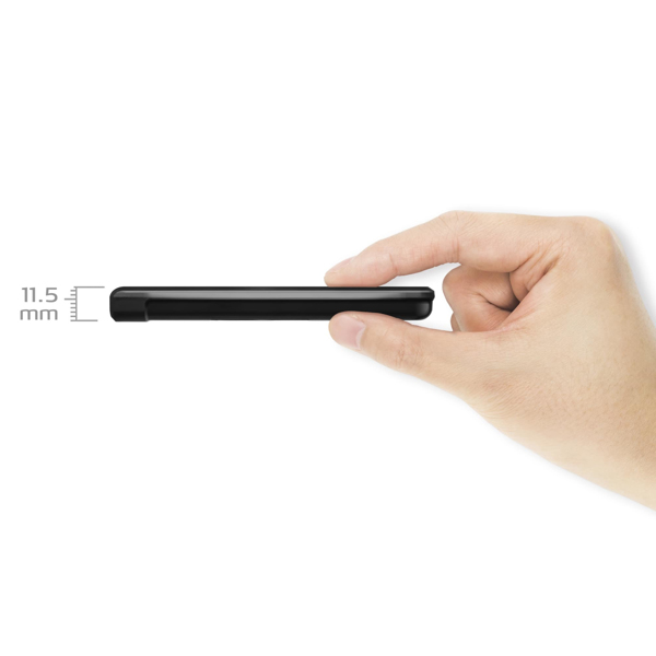 ADATA HV620S 1TB external hard drive, USB 3.0, portable - AHV620S-1TU3-CBK