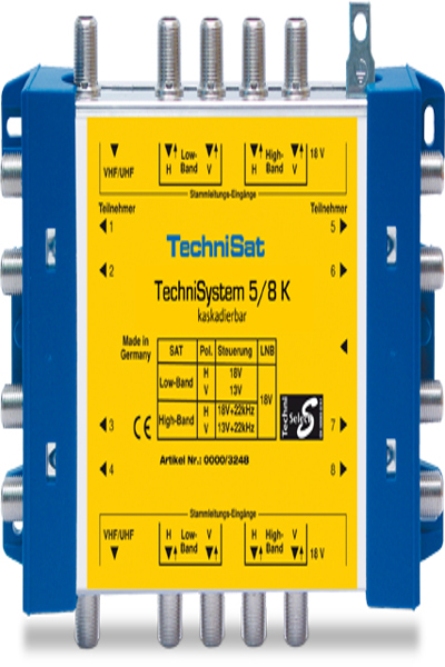 TechniSat TechniSystem 5/8 K - RF amplifier / splitter - 0000/3248