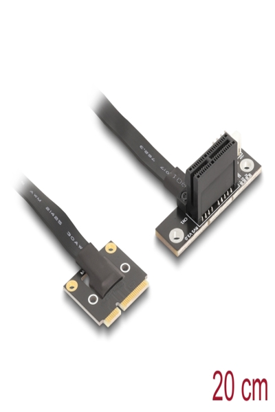 Delock Adapter Mini PCIe St> 3.0 x1 Bu 90Ã‚Â° gew. - Adapter - 0.2 m - 81504