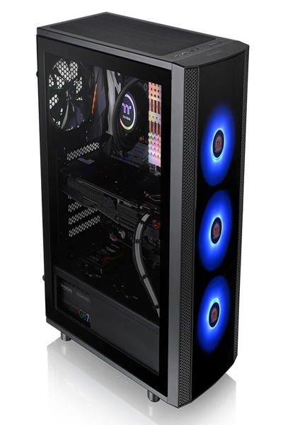 Thermaltake Versa J25 TG RGB Midi Tower PC Case - CA-1L8-00M1WN-01