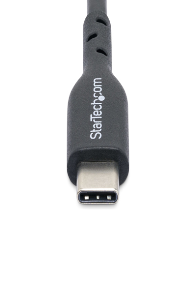 StarTech.com 1 m (3 fot) USB C-laddningskabel, USB-C-kabel, USB 2.0 Typ-C-laddkabel för bärbar dator, 60 W 3 A strömförsörjning, TPE-mantel, USB-C-dataöverföringskabel, M/M - USB2CC1MNC