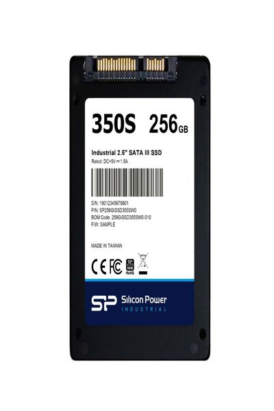 Silicon Power 2.5" SSD, 256 GB, SATA3, TLC, -40°C~ 85°C - SP256GISSD355SW0