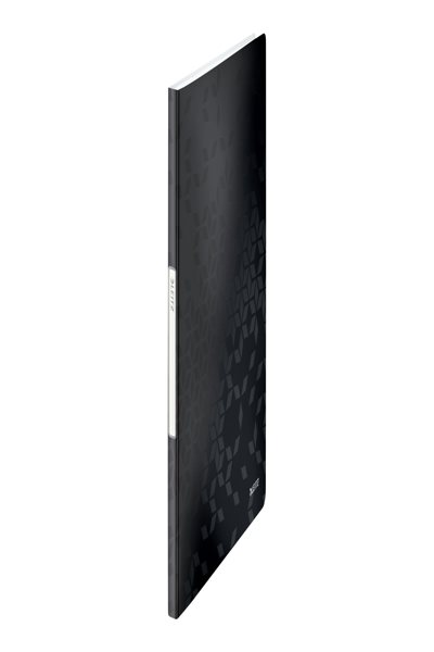 Esselte Leitz Sichtbuch WOW A4 PP mit 20 HÃƒÂ¼llen schwarz-metallic